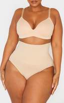 Thumbnail for your product : PrettyLittleThing Plus Nude Seamless High Waist Control Shapewear Brief