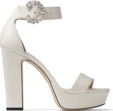Thumbnail for your product : Jimmy Choo Mionne 120 Leather Platform Sandals