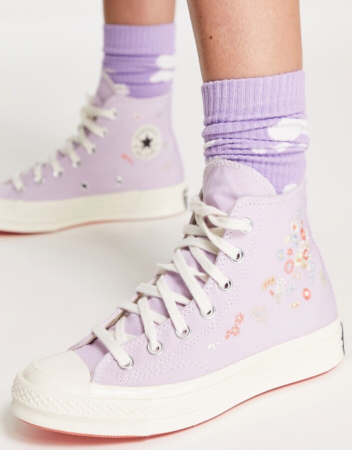 lilac converse boots