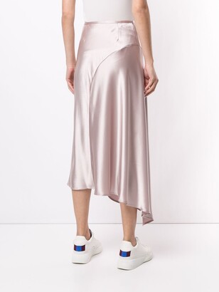 GOODIOUS Side-Slit Midi Skirt