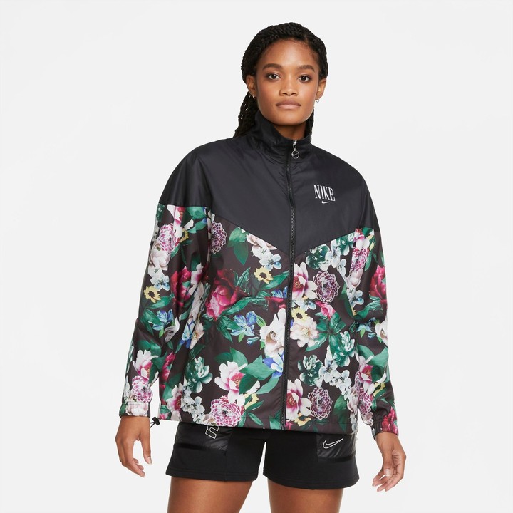 Nike Women's Sportswear Femme Floral Print Full-Zip Jacket - ShopStyle