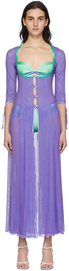 Long Purple Dress | Shop the world's largest collection of fashion 