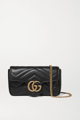 Gucci Gg Marmont Super Mini Quilted Leather Shoulder Bag