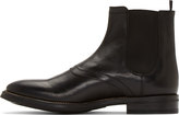 Thumbnail for your product : Alexander McQueen Black Leather Monk Strap Boots