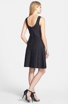 Thumbnail for your product : Vera Wang Embossed Scuba Fit & Flare Dress