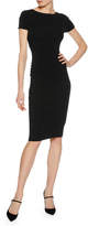 Thumbnail for your product : Giorgio Armani Short-Sleeve Ruched Fitted Jersey Dress