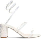 Thumbnail for your product : Rene Caovilla 65mm Embellished Satin Sandals