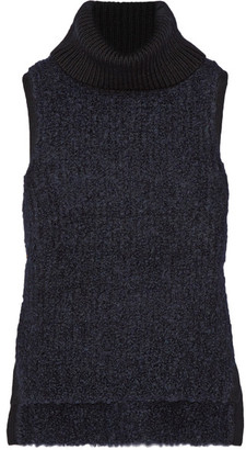 Rag & Bone Adele Ribbed Wool-blend Turtleneck Sweater - Midnight blue