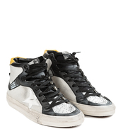 Thumbnail for your product : Golden Goose Womens 2.12 Natural Corduroy High Top Sneaker
