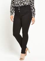 Thumbnail for your product : V by Very Curve Curve High Waisted Super Soft Jeans