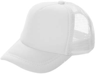 Opromo Kids Two Tone Mesh Curved Bill Trucker Cap, Adjustable Snapback, 14 Colors