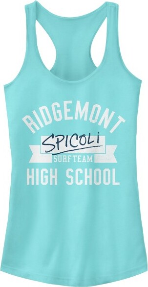 Universal JuniorsWomensFastTimesatRidgemontHighSpicoliSurfTeamRacerbackTankTop-Cancun-Small