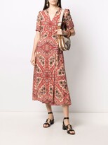 Thumbnail for your product : Etro Paisley Print Wrap-Front Midi Dress