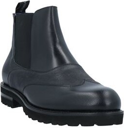 Alberto Guardiani 10 Man Black Ankle boots Soft Leather