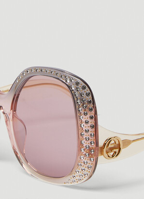 Square Rhinestone Sunglasses | SKECHERS CH