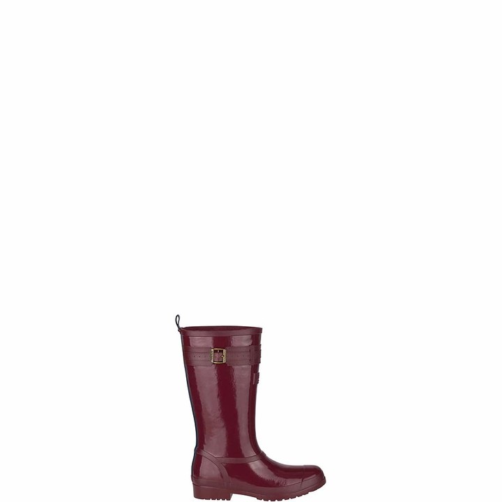 sperry red rain boots