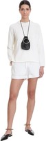 Thumbnail for your product : Jil Sander Pyjama Shorts In White Cotton And Linen