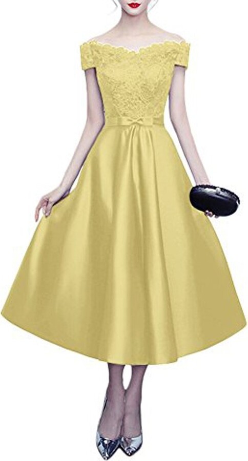 yellow evening dress uk