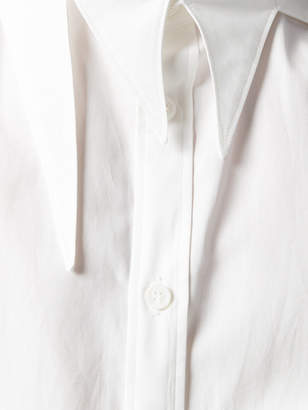 Yohji Yamamoto asymmetric collar shirt