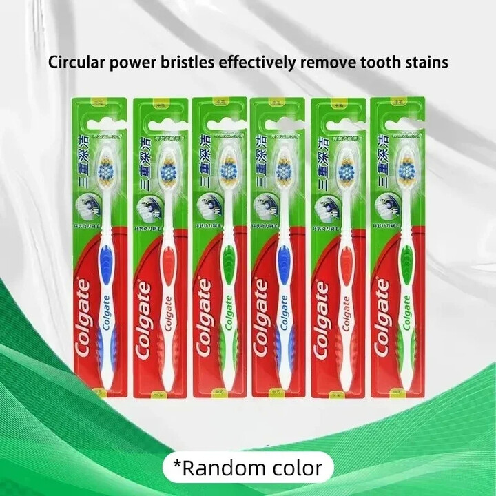 Colgate Adult Toothbrushes Manual Oral Hygiene Sensitive Gums Teeth Home Use Random Colors