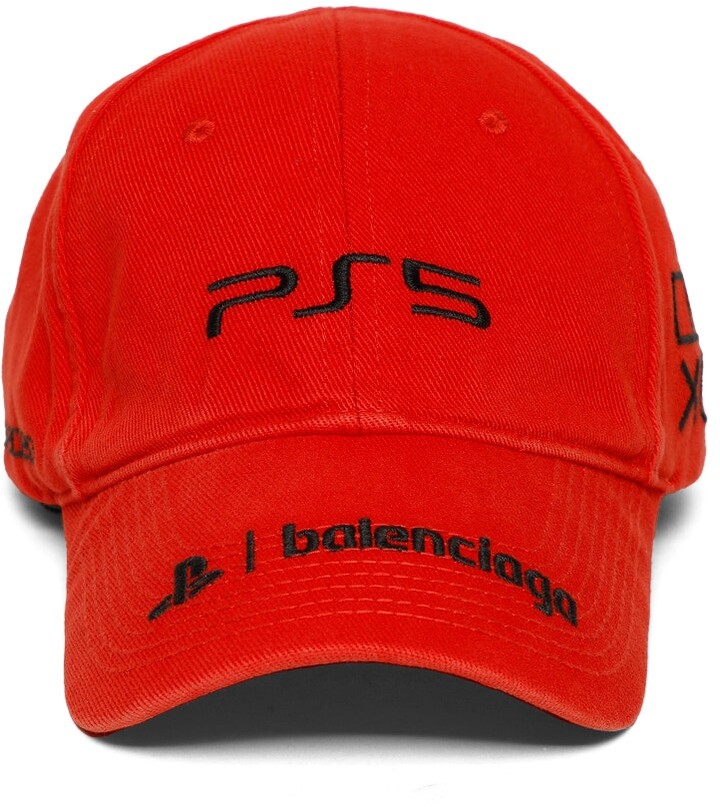 Balenciaga X PlayStation PS5 Cap Coral - ShopStyle Hats