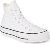 all white platform converse high tops