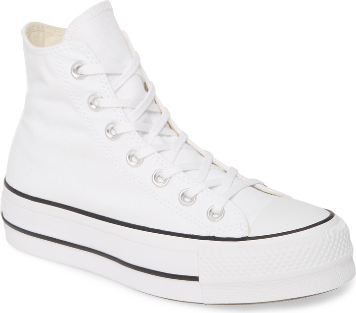 womens platform converse white