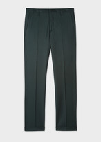Thumbnail for your product : Paul Smith Men's Slim-Fit Dark Green Wool-Cashmere Trousers