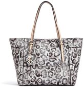 Thumbnail for your product : GUESS Delaney Snow Leopard-Print Small Classic Tote