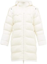 Thumbnail for your product : 2 MONCLER 1952 Narvalong Longline Quilted Down Jacket - White
