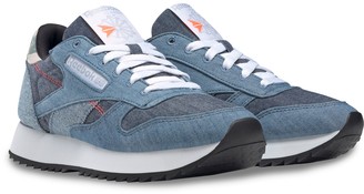 classic leather double sneaker