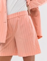 Thumbnail for your product : Ichi pinstripe suit shorts