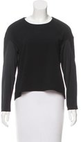 Thumbnail for your product : Maiyet Long Sleeve Crew Neck Blouse