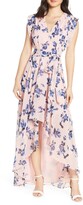 Thumbnail for your product : Eliza J Floral Chiffon High/Low Maxi Dress