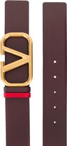 Thumbnail for your product : Valentino Garavani reversible VLOGO buckle belt