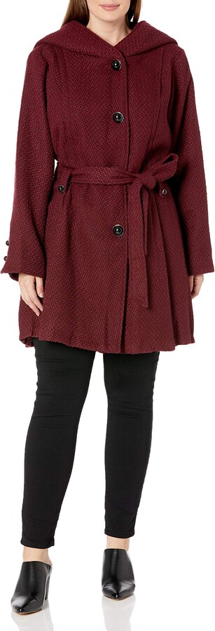 red wool coat canada