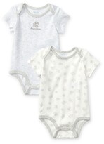 Thumbnail for your product : Polo Ralph Lauren Bear-Print Cotton Bodysuit Two-Pack