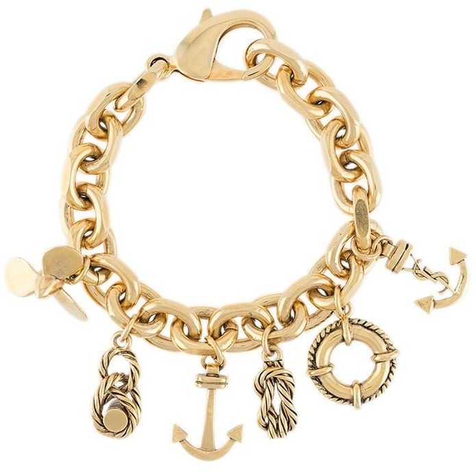Saint Laurent Nautical-Charm Bracelet - ShopStyle