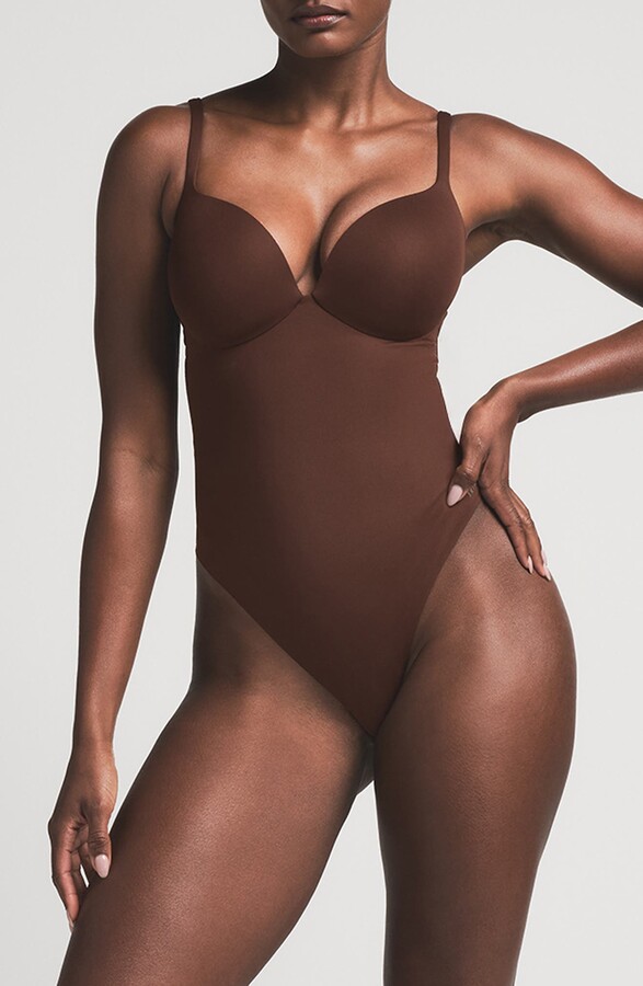 SKIMS Ultimate Body Push-Up Thong Bodysuit