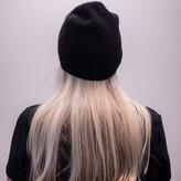 Thumbnail for your product : tirillm Women's Black "Bea" Rib Knitted Cashmere Beanie