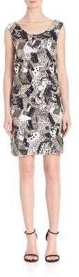 Laundry by Shelli Segal Sequin Beaded Dress