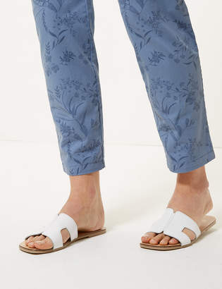 Marks and Spencer Floral Print Tapered Leg Chinos