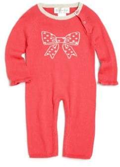 Lucky Jade Baby's Cashmere-Blend Emily Bow Coverall