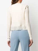 Thumbnail for your product : Pinko Pleated Fringe Detail Cardigan