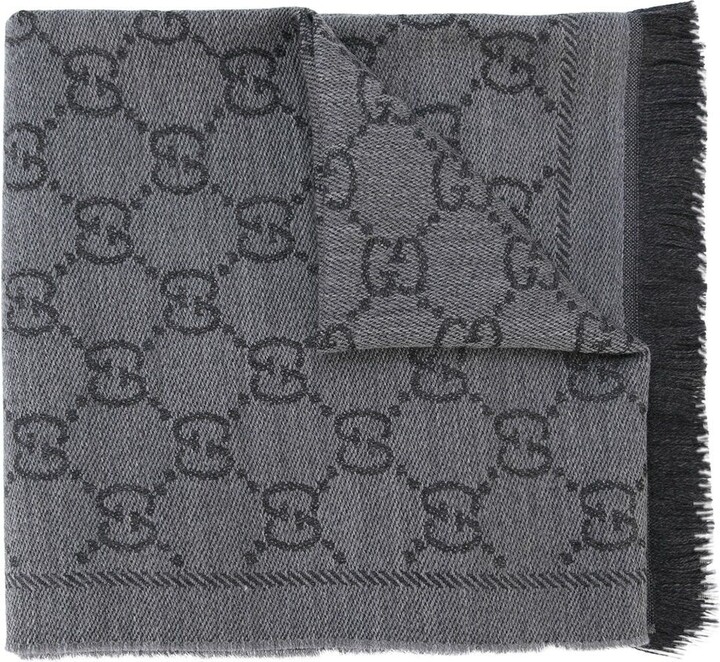 Gucci Gg Wool Scarf