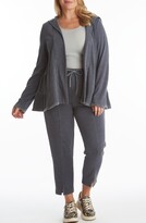Thumbnail for your product : Adyson Parker Tiered Hooded Burnout Cardigan