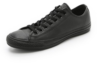 Mens Black Leather Converse | Shop the 