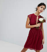 Thumbnail for your product : TFNC Petite Wedding Lace Detail Midi Dress