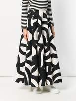 Thumbnail for your product : Junya Watanabe geometric print circle skirt