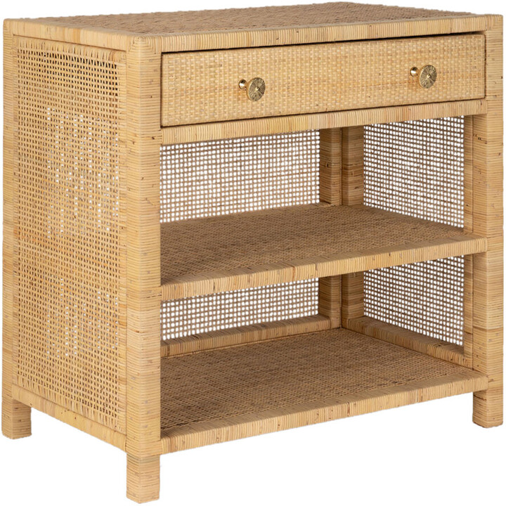 Made Goods Isla Nightstand Natural Rattan Double ShopStyle